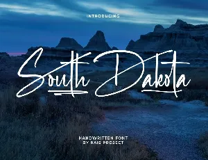 South Dakota Demo font