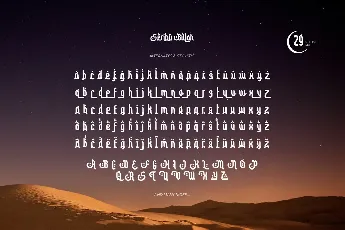 Seribu Bulan font