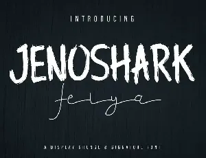 Jenoshark Feiya Demo font