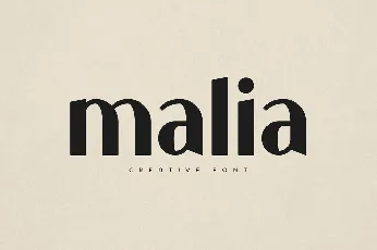 Malia font