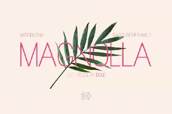 Magnolla Sans Serif font