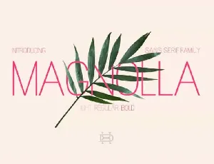 Magnolla Sans Serif font