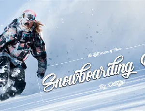 Snowboarding Only font