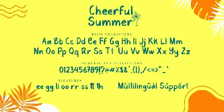 Cheerful Summer font