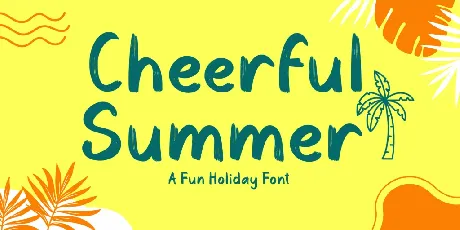 Cheerful Summer font