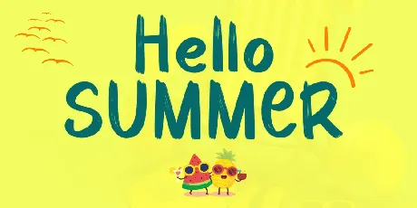 Cheerful Summer font