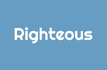 Righteous font