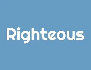 Righteous font