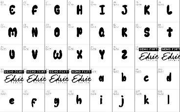 Chubby Toon Demo font