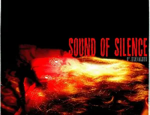Sound of silence font