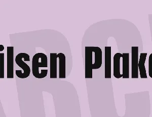 Pilsen Plakat font