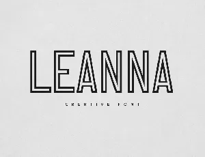 Leanna font