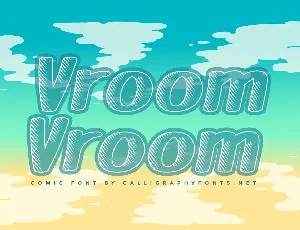 Vroom Vroom font