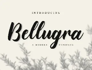 Bellugra font