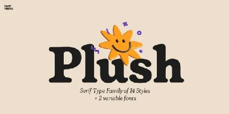 Plush Family font