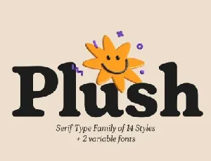 Plush Family font