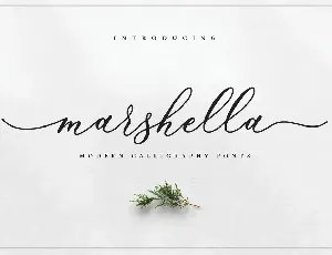 Marshella font