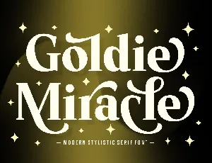 Goldie Miracle font