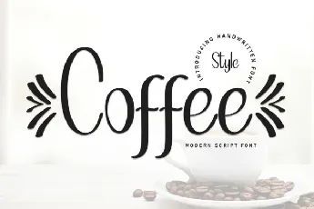 Coffee Display font