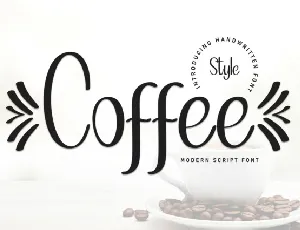 Coffee Display font