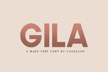 Gila Bold Sans Serif Family font