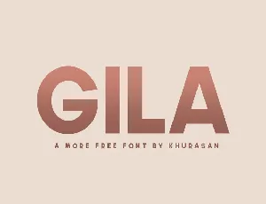 Gila Bold Sans Serif Family font