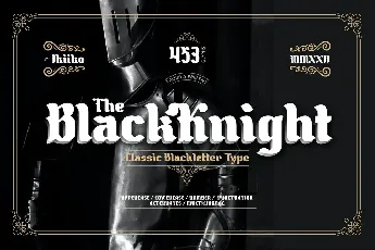 The Black Knight font