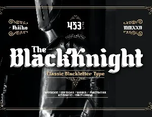 The Black Knight font