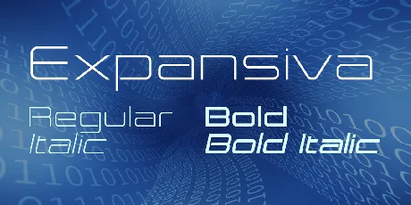 Expansiva font