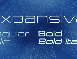 Expansiva font