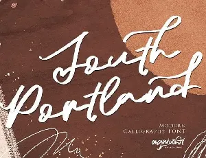 South Portland Script font