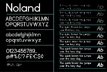 Noland font