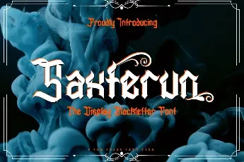 Saxterun font