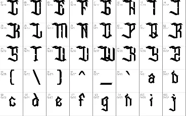 Saxterun font