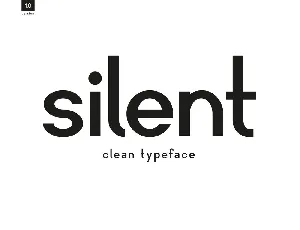 Silent font