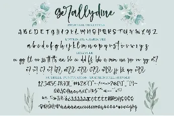 Gerallydine font