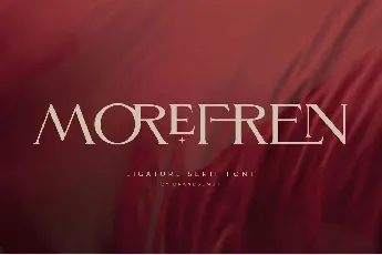 Morefren Standard font