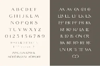 Morefren Standard font