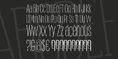 Obcecada Serif font