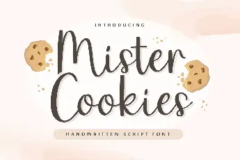 Mister Cookies font