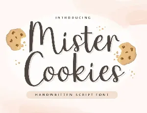 Mister Cookies font