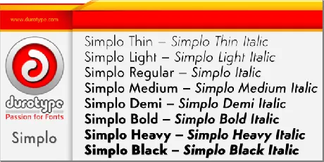 Simplo Family font