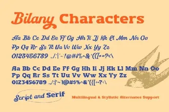 Bilany font