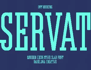 Servat font