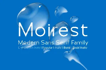 Moirest font