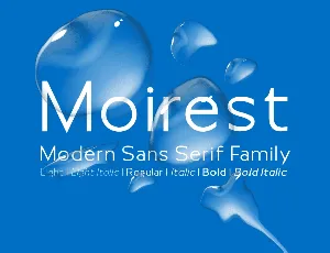 Moirest font