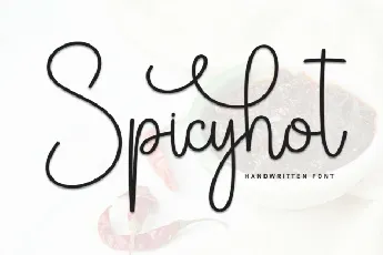 Spicyhot Script font