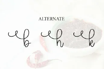 Spicyhot Script font