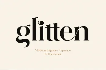 Glitten font