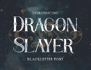 Dragon Slayer font